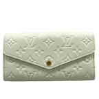 Louis Vuitton Wallet Monogram Empreinte Portefeuille Sarah Minty Leather Cowhide