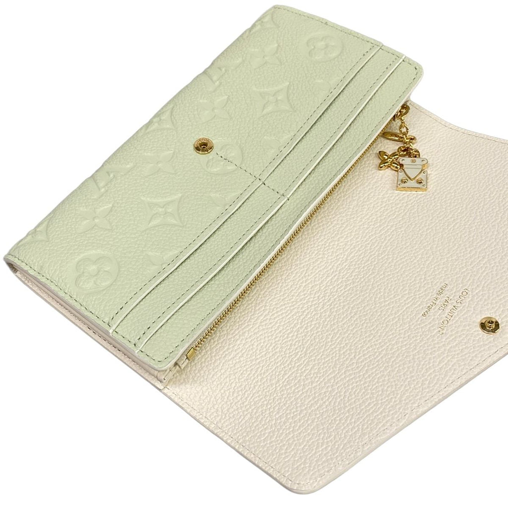 Louis Vuitton Wallet Monogram Empreinte Portefeuille Sarah Minty Leather Cowhide — view 3