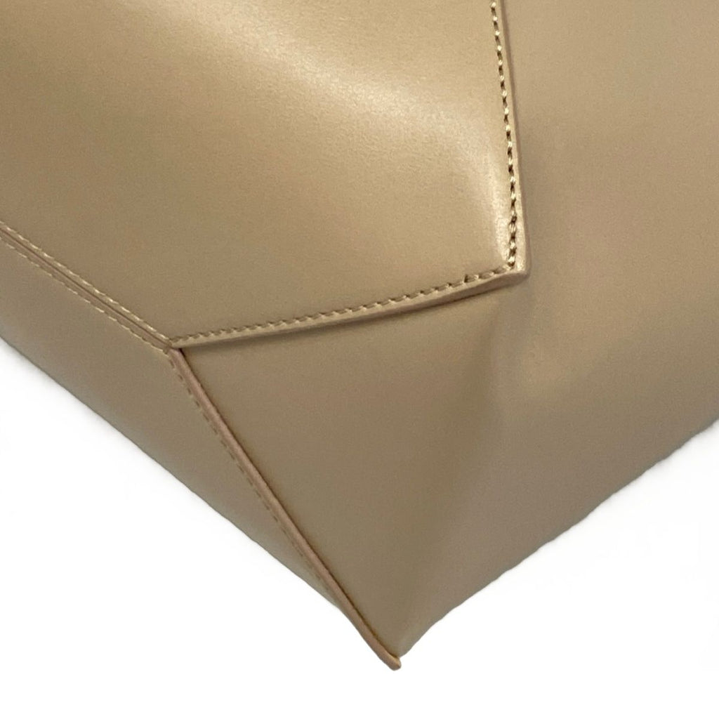 Loewe Tote Bag Puzzle Fold Medium Gray Beige Folding — view 6