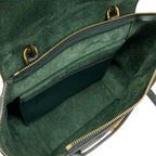 Celine Belt Bag Micro Dark Green Leather — view 7