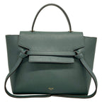 Celine Belt Bag Micro Dark Green Leather