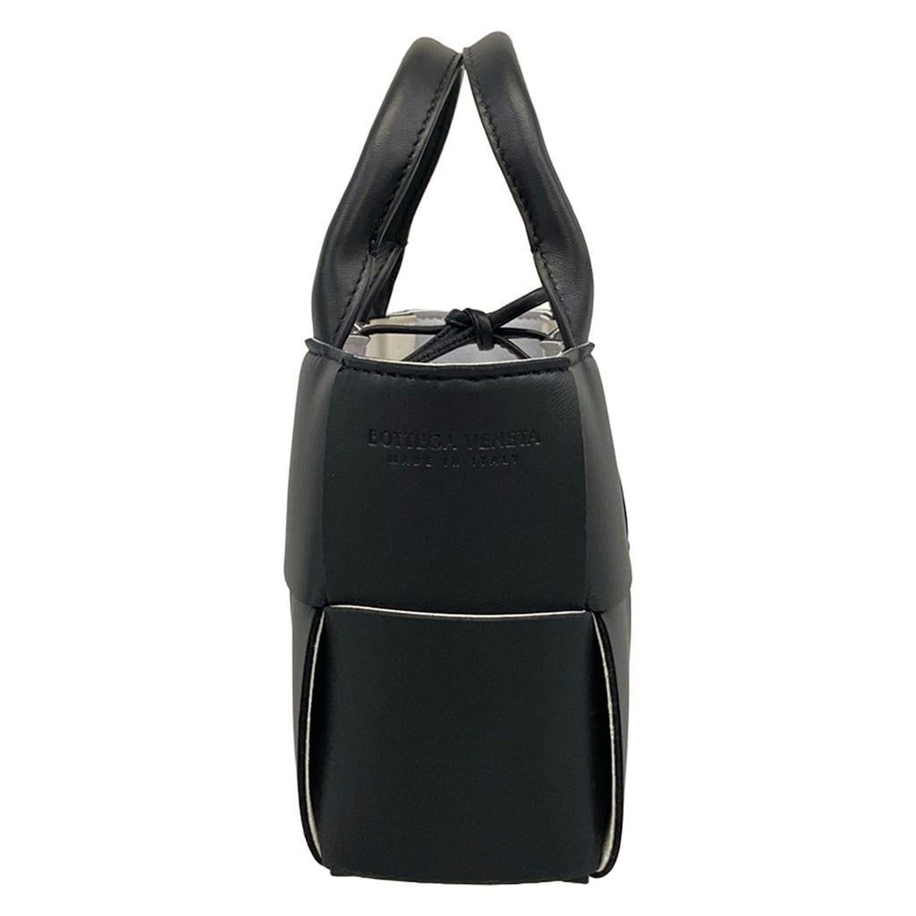 Bottega Veneta Tote Bag Candy Arco Black White Gray Leather — view 2