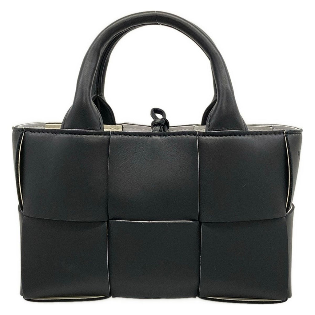 Bottega Veneta Tote Bag Candy Arco Black White Gray Leather — view 3