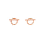 Hermes Earrings Echappee PM Small Model 18k Pink Gold