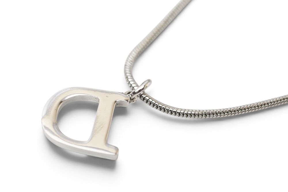 Dior Necklace D Logo Silver — view 5