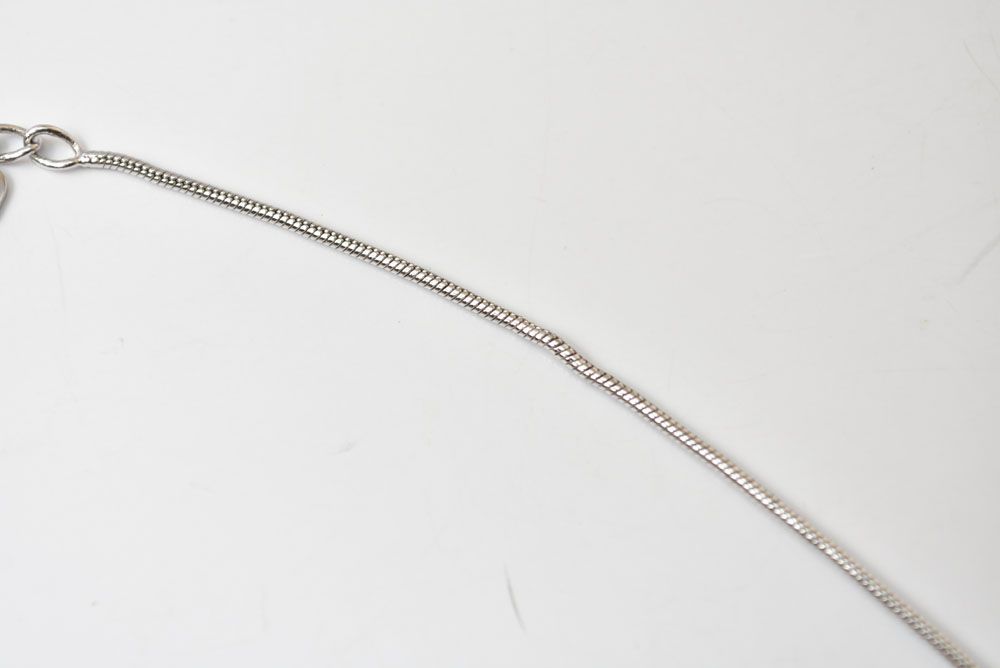 Dior Necklace D Logo Silver — view 4