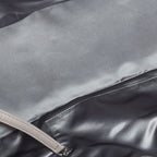 Chanel Paris London Door Latch Tote Bag Lambskin Black Silver 12 — view 8