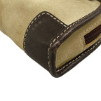 Loewe Handbag Amazona Nano Ivory Dark Brown Leather — view 6