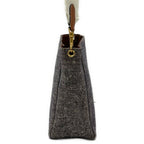 Celine Shoulder Bag Sangles Small Dark Navy Ivory Brown — view 4