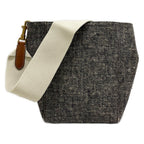 Celine Shoulder Bag Sangles Small Dark Navy Ivory Brown