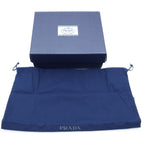 Prada Triangle Logo Nylon Bucket Hat Black — view 8