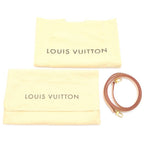 Louis Vuitton Shoulder Bag Damier Azur Leather White — view 8