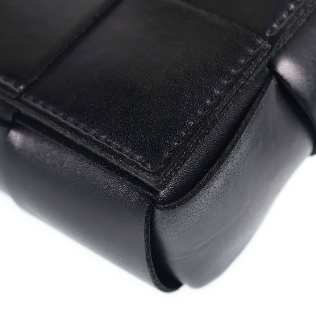 Bottega Veneta Cassette Waist Bag Black Leather — view 5