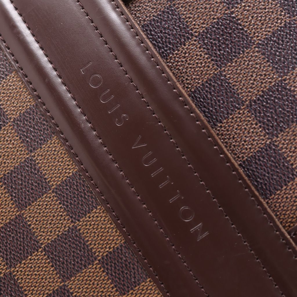 Louis Vuitton Damier Ebene Nolita Handbag Brown — view 7