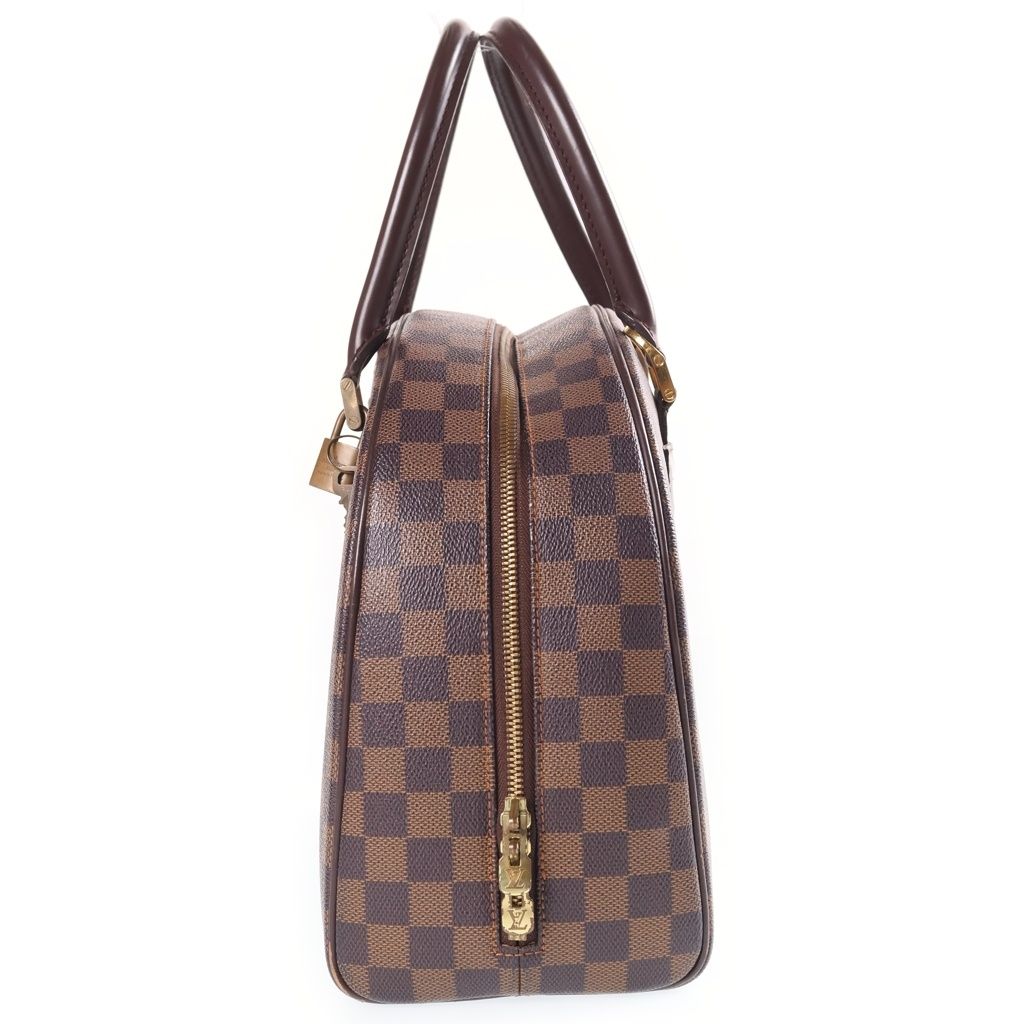 Louis Vuitton Damier Ebene Nolita Handbag Brown — view 3