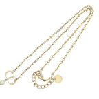 Dior Petit CD Logo Necklace Pearl Gold Plated — view 2