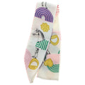 Hermes Twilly Garde Robe Pop Rose Pop Scarf Silk White Pink