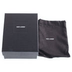 Saint Laurent Paris Loulou Tiny Wallet Compact Trifold Leather Black — view 6