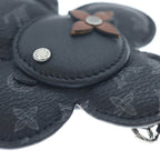 Louis Vuitton Monogram Eclipse Porte Cles Doudou Plush Vivienne Bag Charm Black — view 6