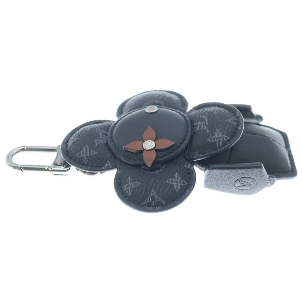 Louis Vuitton Monogram Eclipse Porte Cles Doudou Plush Vivienne Bag Charm Black — view 4