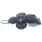 Louis Vuitton Monogram Eclipse Porte Cles Doudou Plush Vivienne Bag Charm Black — view 4