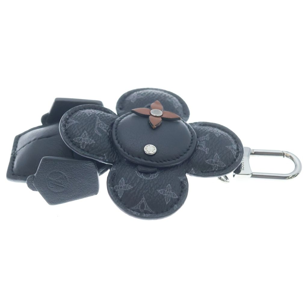 Louis Vuitton Monogram Eclipse Porte Cles Doudou Plush Vivienne Bag Charm Black — view 3