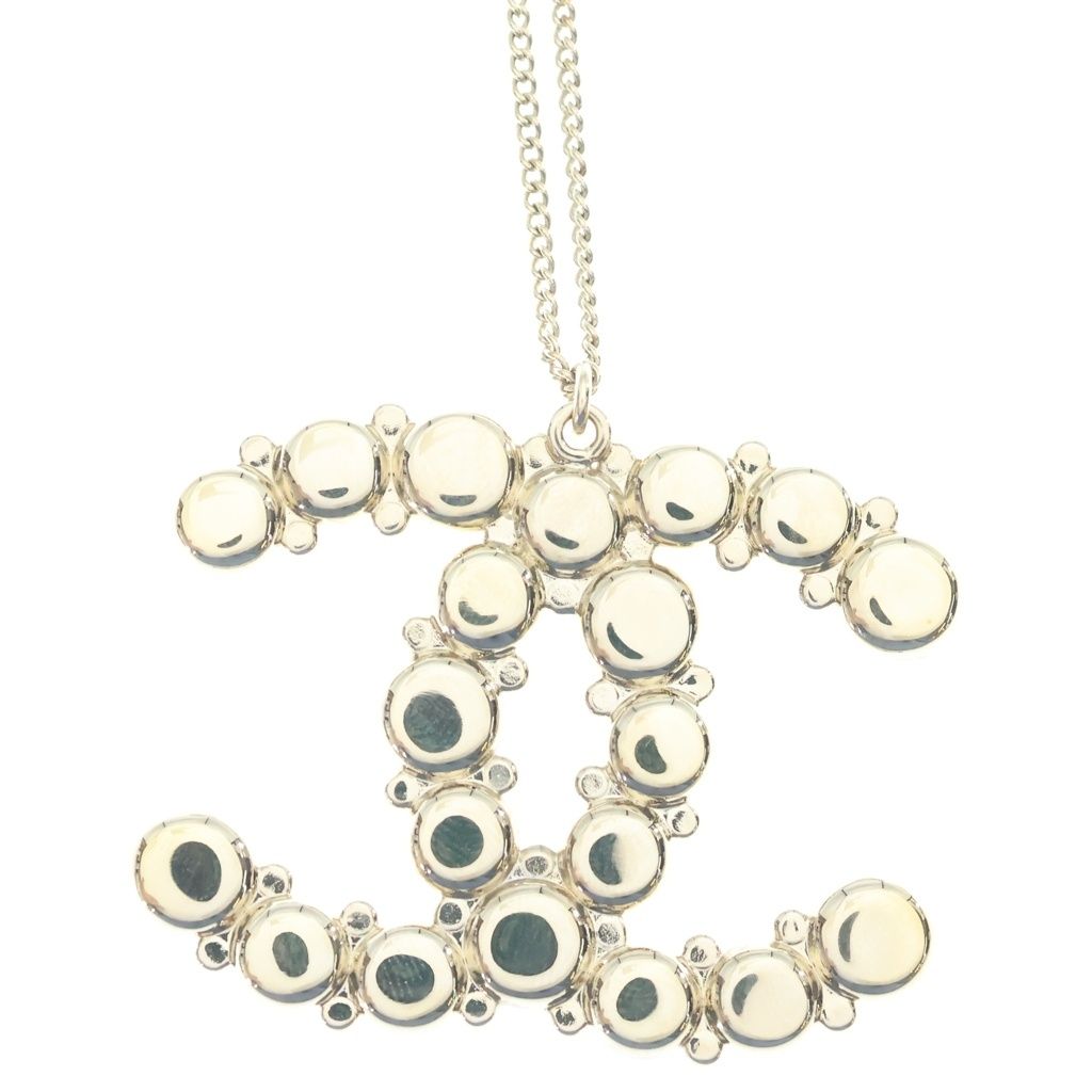 Chanel CC Logo Pendant Chain Gold 19B — view 3