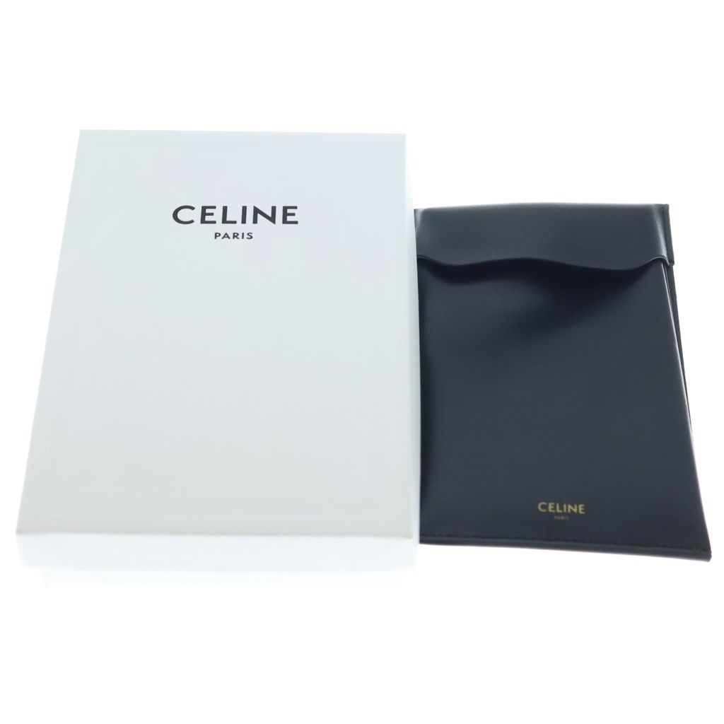 Celine Knot Extra Thin Bracelet Bangle Plated Gold — view 6