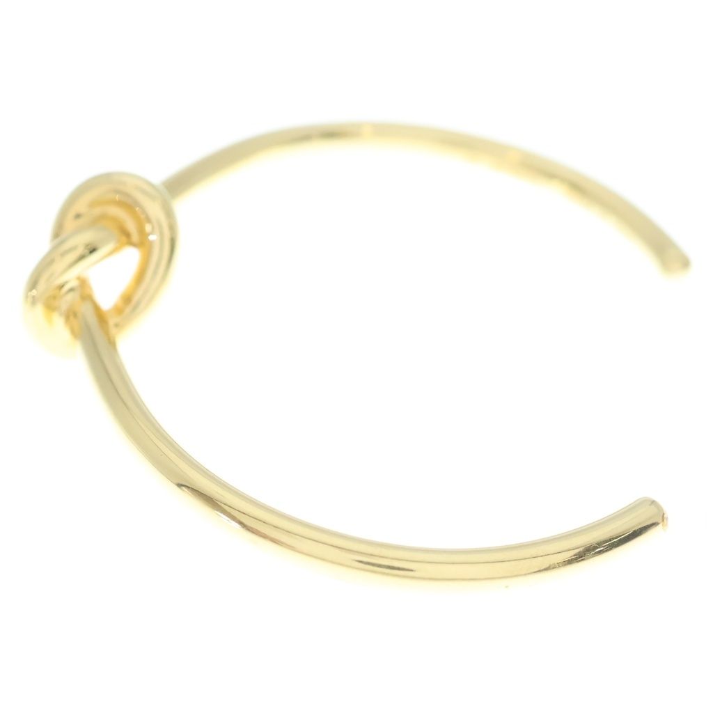 Celine Knot Extra Thin Bracelet Bangle Plated Gold — view 3
