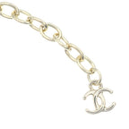 Chanel CC Logo Pendant Chain Gold Pink — view 6
