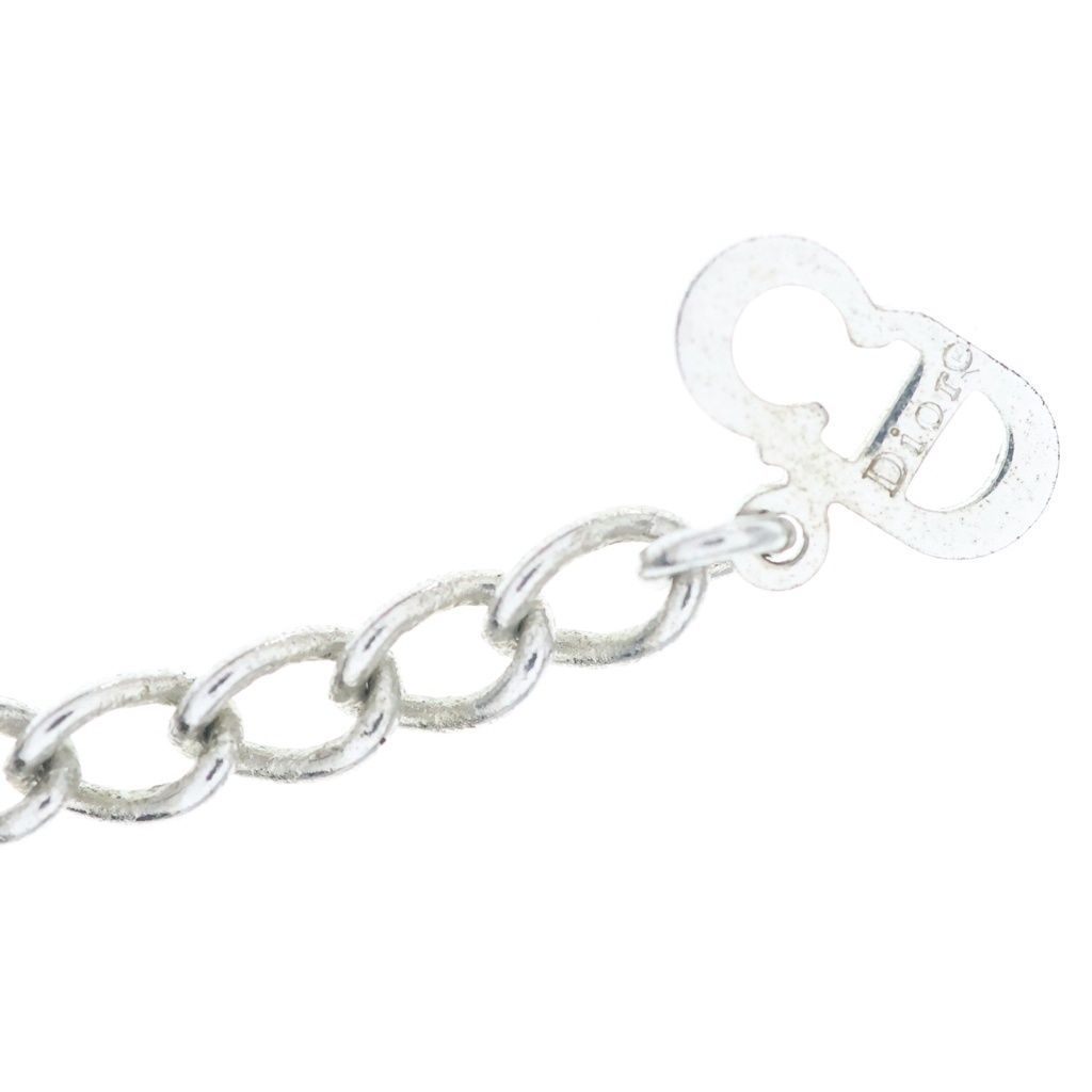Dior Heart Padlock Pendant Chain Silver — view 6