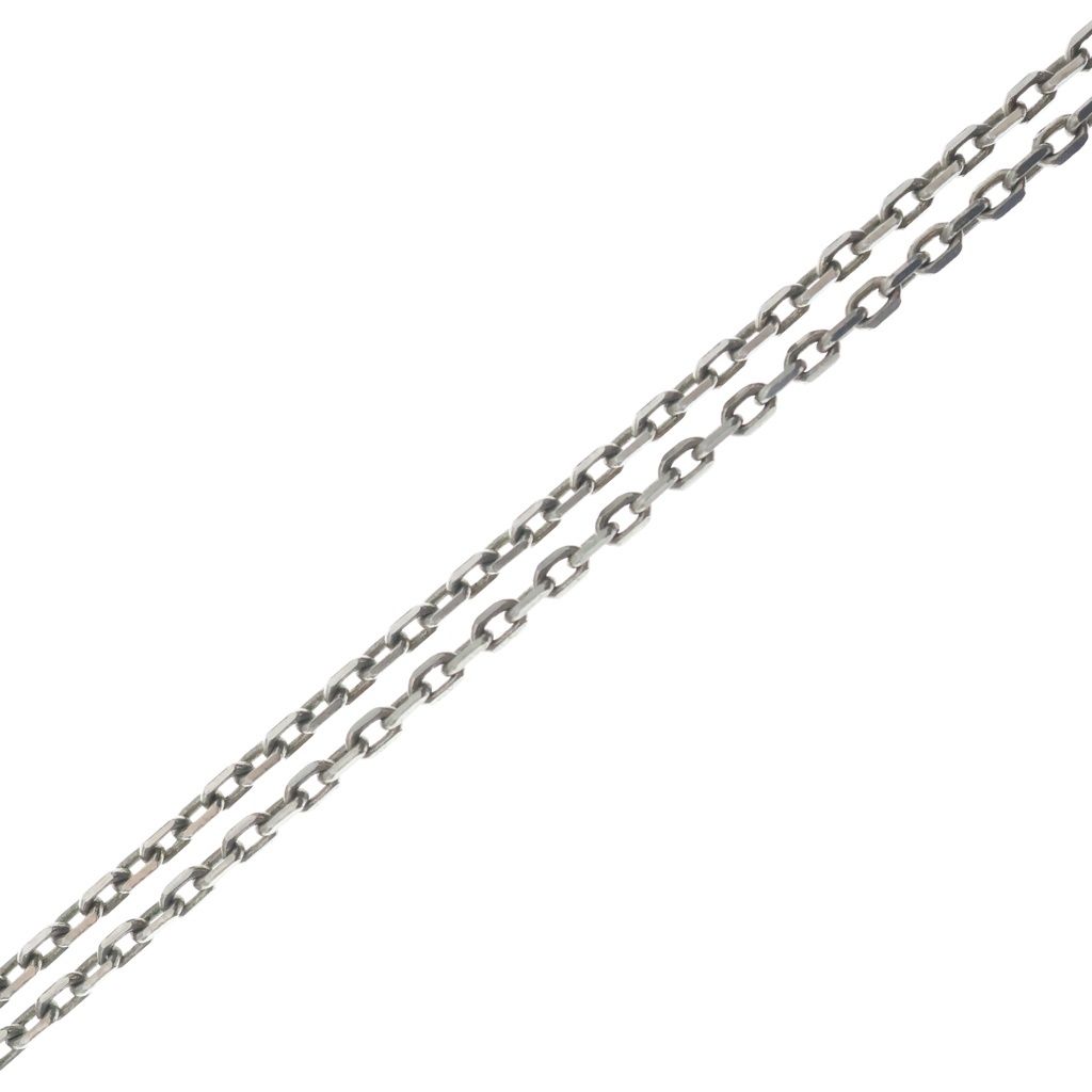 Hermes Pop H Pendant Chain Silver Ivory — view 4