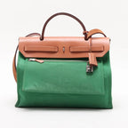 Hermes Herbag Zip PM Leather 2-Way Shoulder Bag Crossbody Hand — view 2