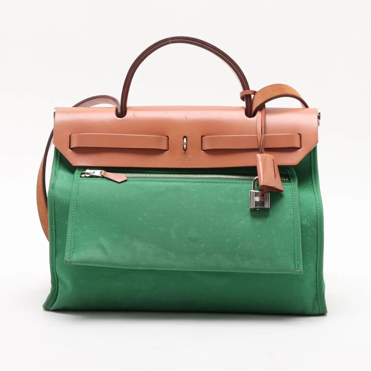 Hermes Herbag Zip PM Leather 2-Way Shoulder Bag Crossbody Hand — view 2