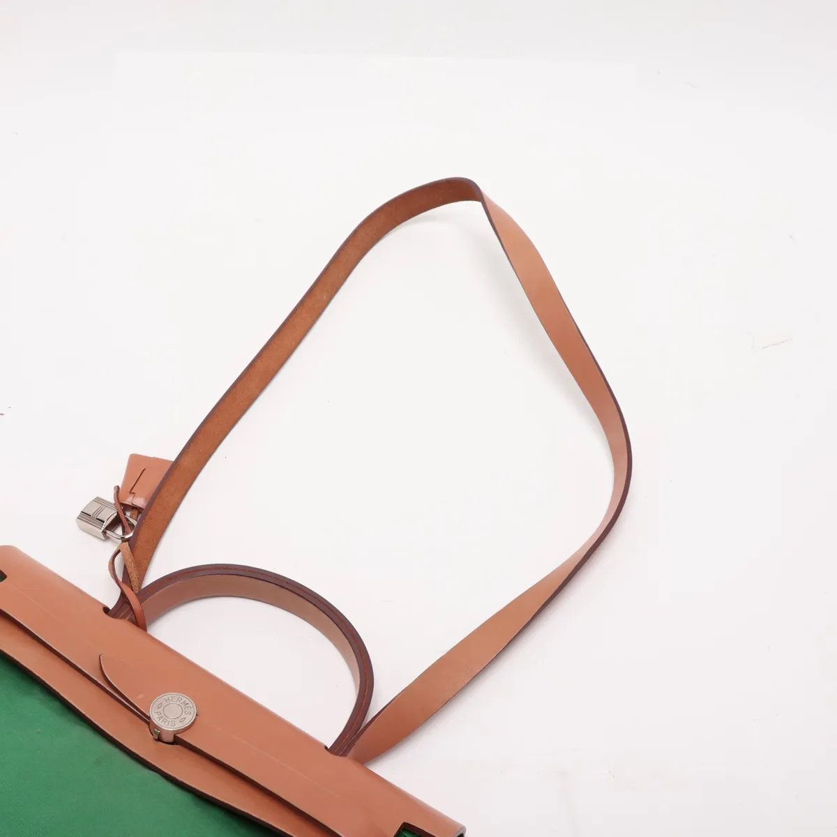 Hermes Herbag Zip PM Leather 2-Way Shoulder Bag Crossbody Hand — view 7
