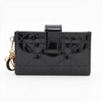 Dior Cannage Lady Jasmine Leather Card Case