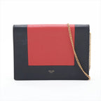 Celine Frame Evening Leather Chain Shoulder Bag