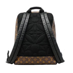 Louis Vuitton Backpack Monogram Macassar Dean Black Brown — view 8