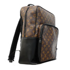 Louis Vuitton Backpack Monogram Macassar Dean Black Brown — view 2