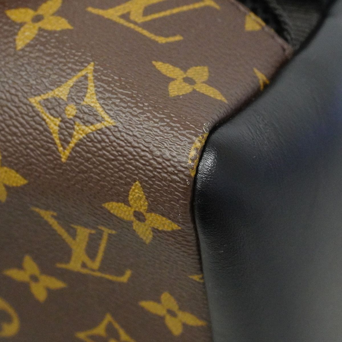 Louis Vuitton Backpack Monogram Macassar Dean Black Brown — view 6