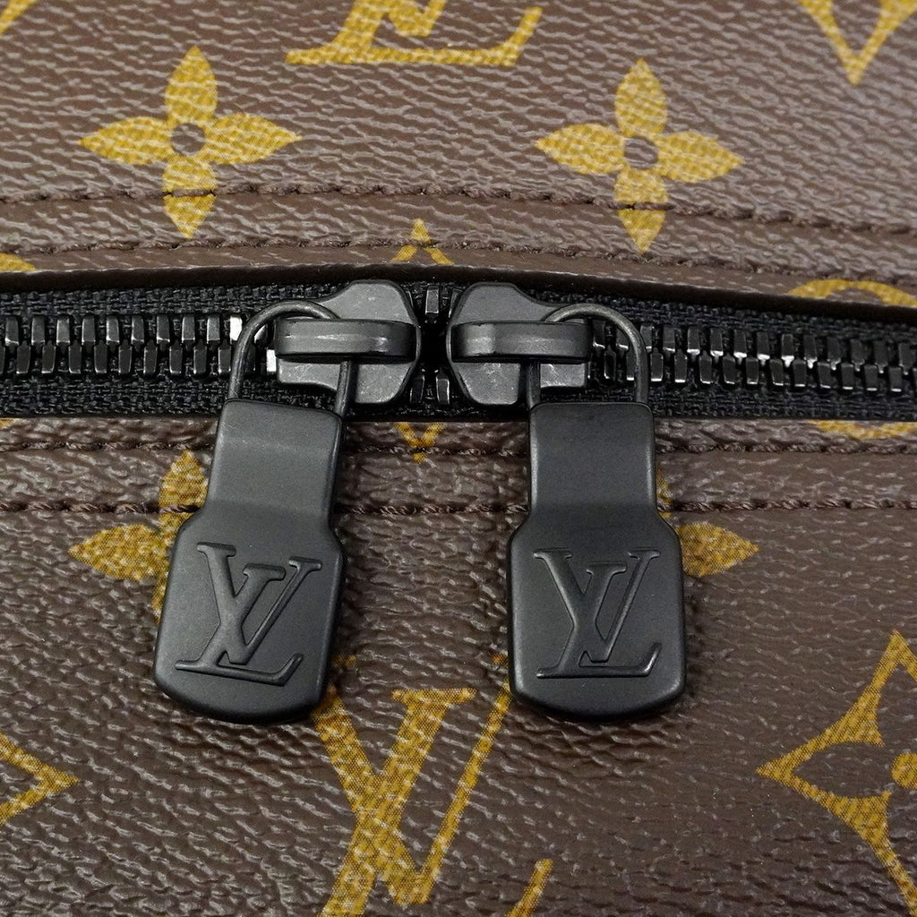 Louis Vuitton Backpack Monogram Macassar Dean Black Brown — view 7