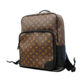 Louis Vuitton Backpack Monogram Macassar Dean Black Brown