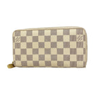 Louis Vuitton Wallet Damier Azur Zippy White