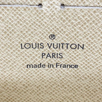 Louis Vuitton Wallet Damier Azur Zippy White — view 4