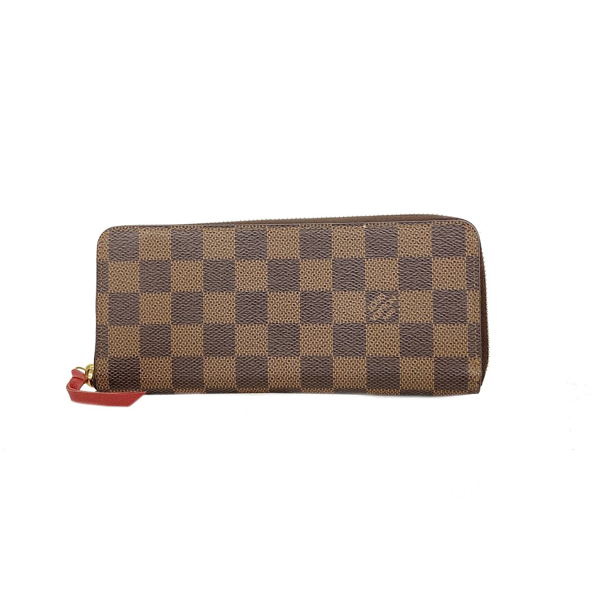 Louis Vuitton Wallet Damier Portefeuille Clemence Cerise