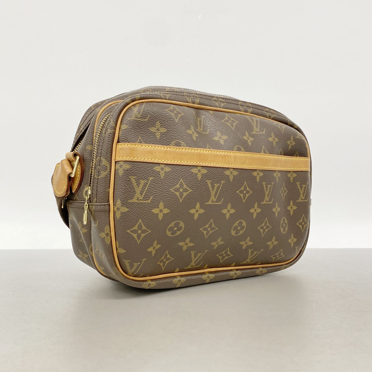 Louis Vuitton Shoulder Bag Monogram Reporter PM Brown — view 2