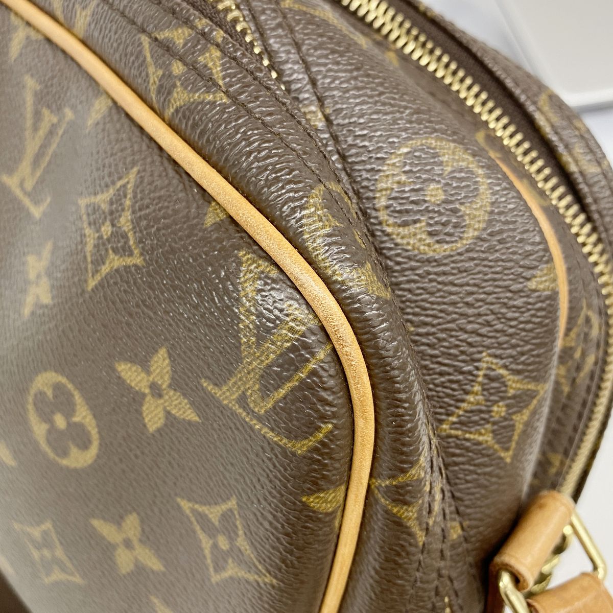 Louis Vuitton Shoulder Bag Monogram Reporter PM Brown — view 7