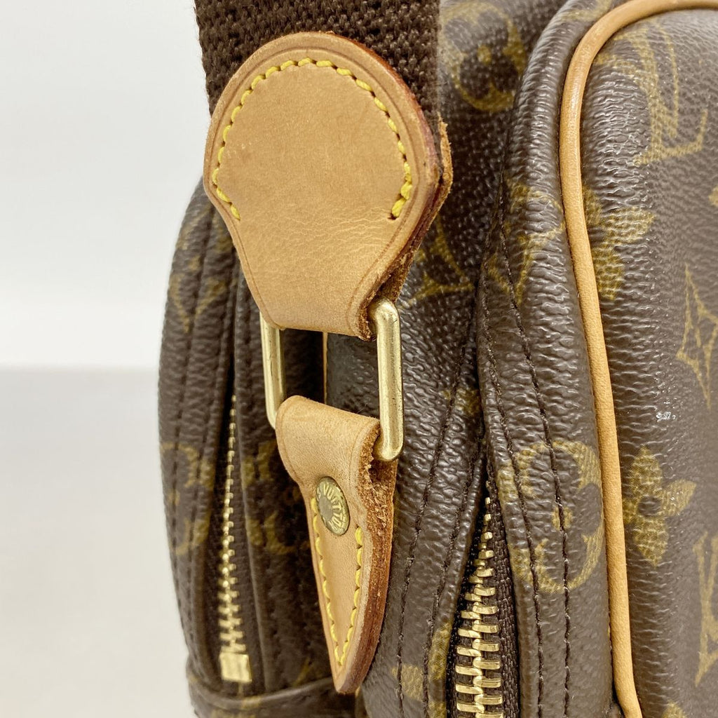 Louis Vuitton Shoulder Bag Monogram Reporter PM Brown — view 8