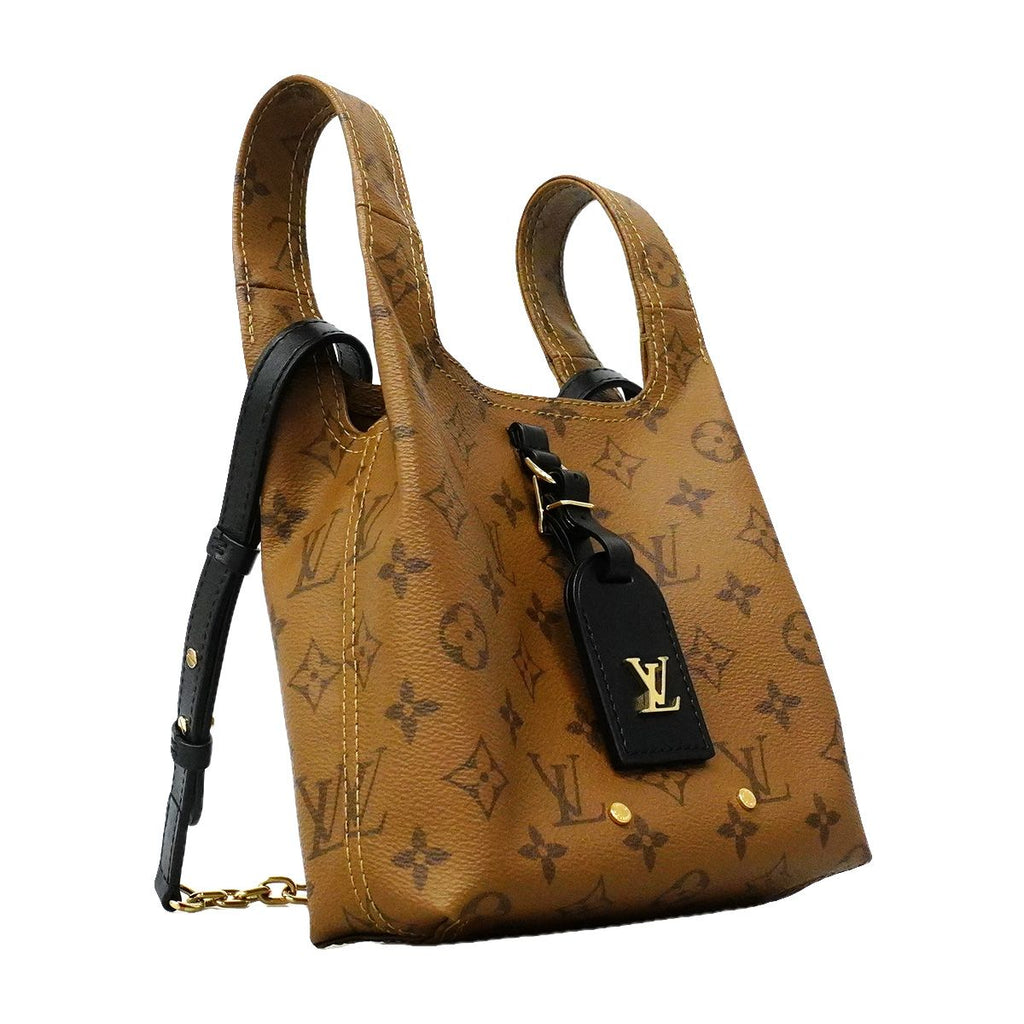 Louis Vuitton Handbag Monogram Reverse Atlantis BB Light Brown 2-Way Bag — view 2
