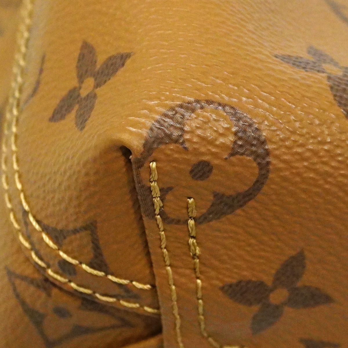 Louis Vuitton Handbag Monogram Reverse Atlantis BB Light Brown 2-Way Bag — view 7